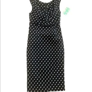 Rocksteady ModCloth black polka dot dress - nwt xl
